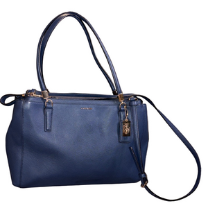 Coach Navy Blue Shoulder Bag